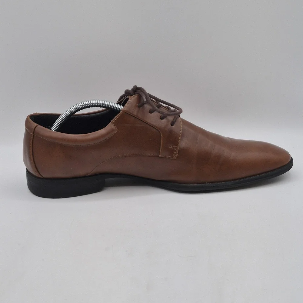 Alfani Andrew Shoes Mens‎ Size 11 Brown Synthetic Oxford Dress Lace Up Plain Toe